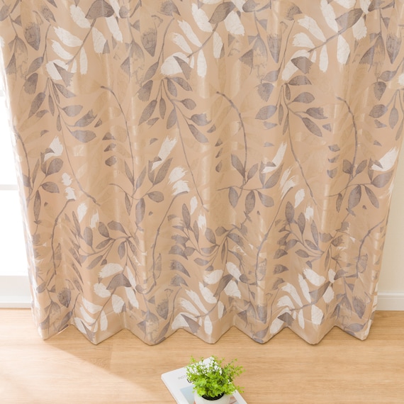 裏地付き遮光2級・遮熱ジャカードカーテン(PK137 100X178X2) 15枚目画像