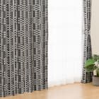 (1枚入り)裏地付き遮光1級・遮熱ジャカードカーテン(PK141 GY 100X110X1) 3枚目画像