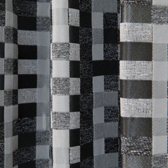 (1枚入り)裏地付き遮光1級・遮熱ジャカードカーテン(PK141 GY 100X110X1) 12枚目画像