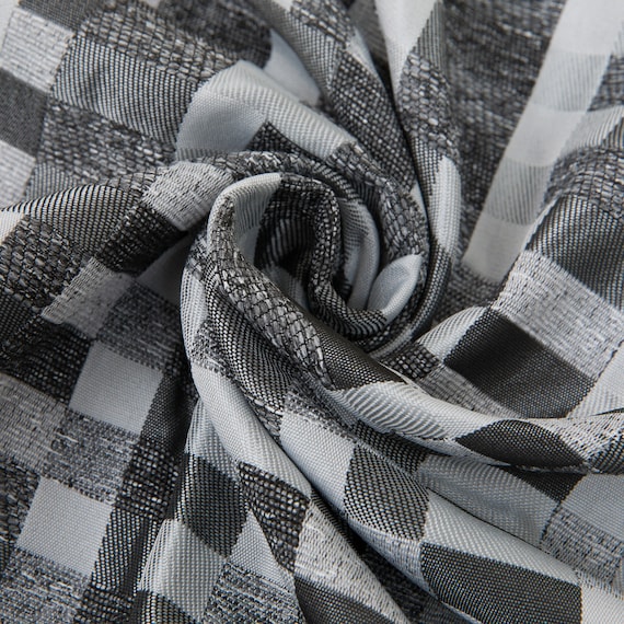 (1枚入り)裏地付き遮光1級・遮熱ジャカードカーテン(PK141 GY 100X110X1) 13枚目画像