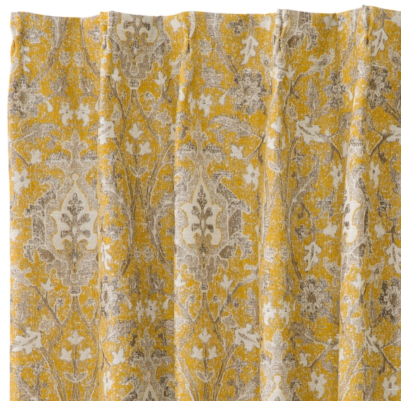 (1枚入り)裏地付き遮光2級・遮熱カーテン(PK143 YE 100X110X1) 8枚目画像