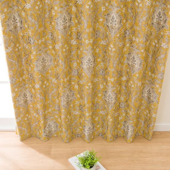 (1枚入り)裏地付き遮光2級・遮熱カーテン(PK143 YE 100X110X1) 15枚目画像