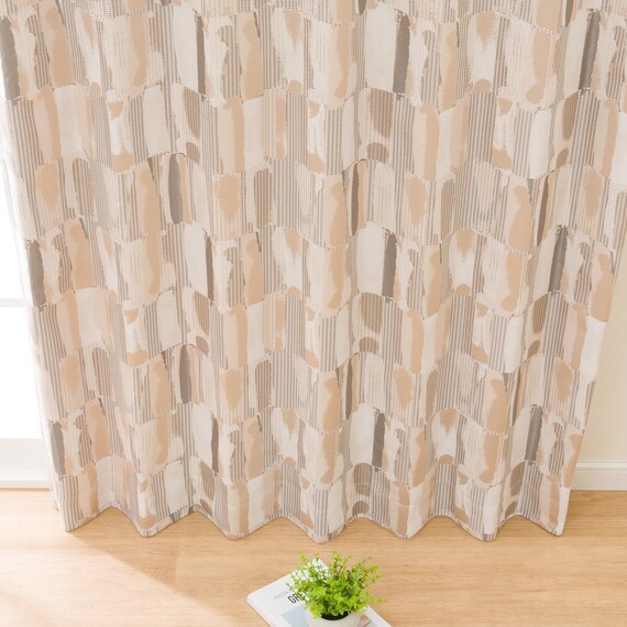 (1枚入り)裏地付き遮光2級・遮熱ジャカードカーテン(PK145 MO 100X110X1) 15枚目画像