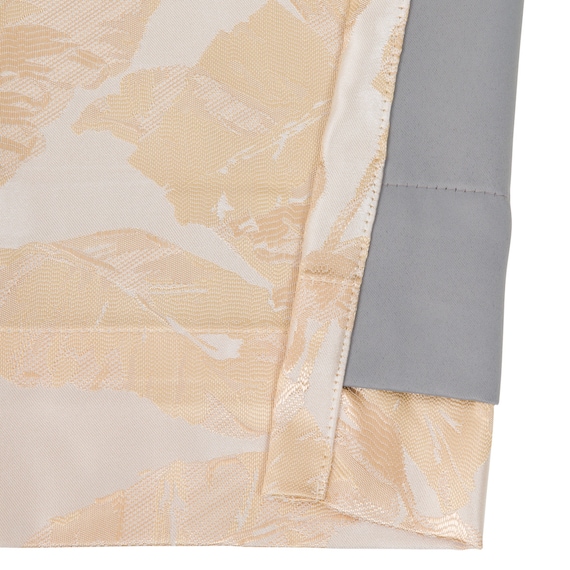 (1枚入り)裏地付き遮光1級・遮熱カーテン(PK156 YE 100X135X1) 11枚目画像