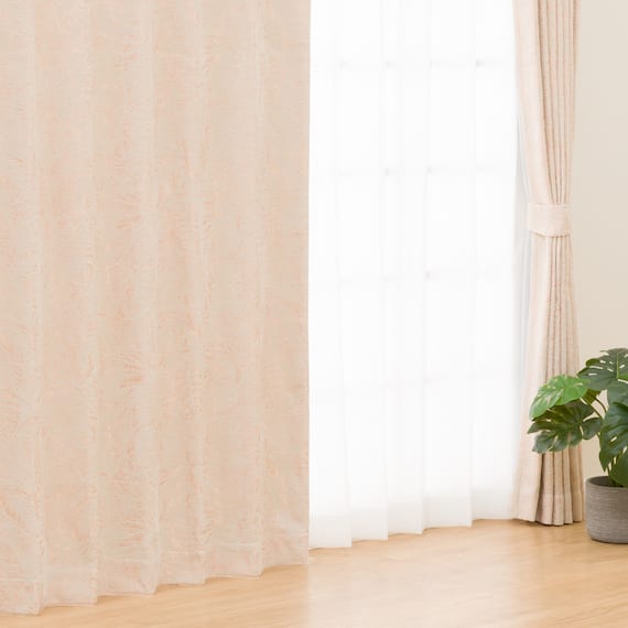 (1枚入り)裏地付き遮光2級・遮熱ジャカードカーテン(PK159 IV 100X135X1) 3枚目画像