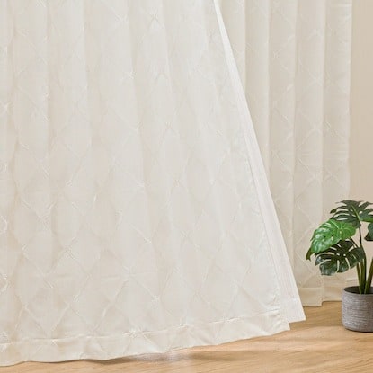 (1枚入り)裏地付き遮光2級・遮熱ジャカードカーテン(PK152 100X135X1) 1枚目画像