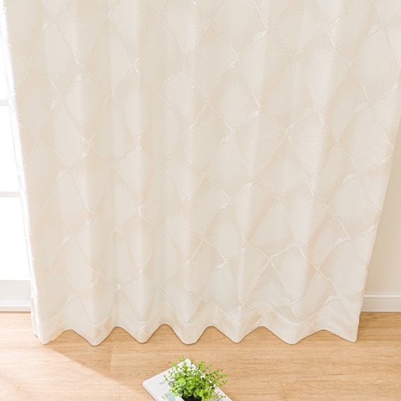 (1枚入り)裏地付き遮光2級・遮熱ジャカードカーテン(PK152 100X135X1) 15枚目画像