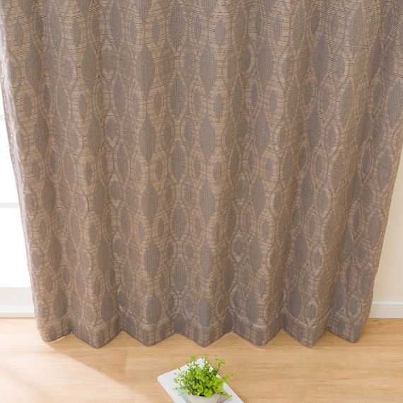 (1枚入り)裏地付き遮光2級・遮熱ジャカードカーテン(PK110 100X200X1) 15枚目画像