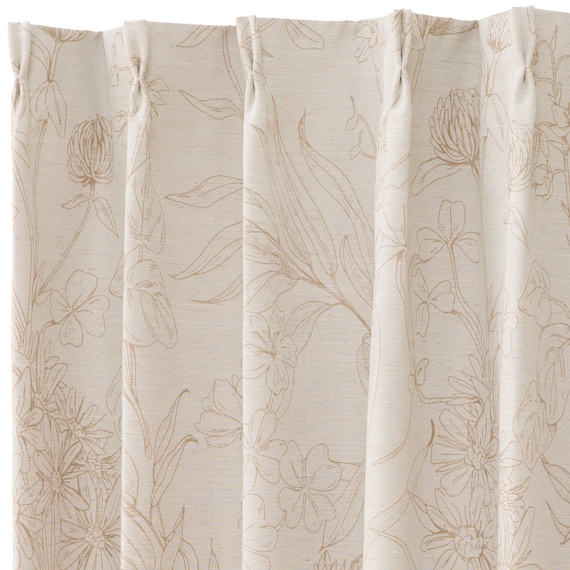 (1枚入り)裏地付き遮光2級・遮熱ジャカードカーテン(PK126 100X178X1) 8枚目画像