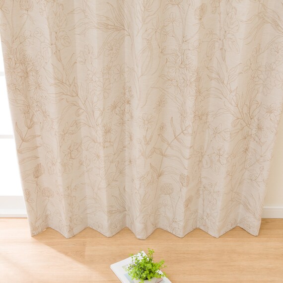 (1枚入り)裏地付き遮光2級・遮熱ジャカードカーテン(PK126 100X178X1) 15枚目画像