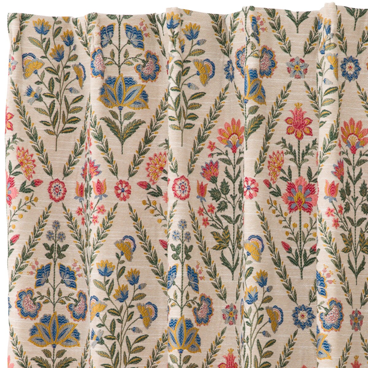 お好みサイズカーテン PK129 グリーン(幅-100/丈90-170cm) | ニトリ