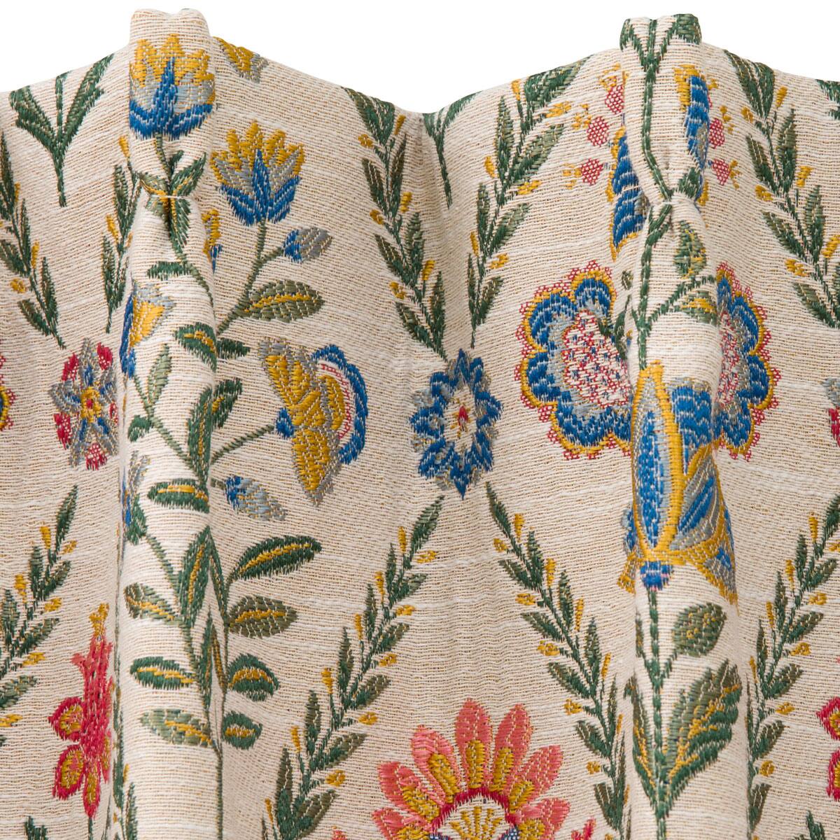 お好みサイズカーテン PK129 グリーン(幅-100/丈90-170cm) | ニトリ