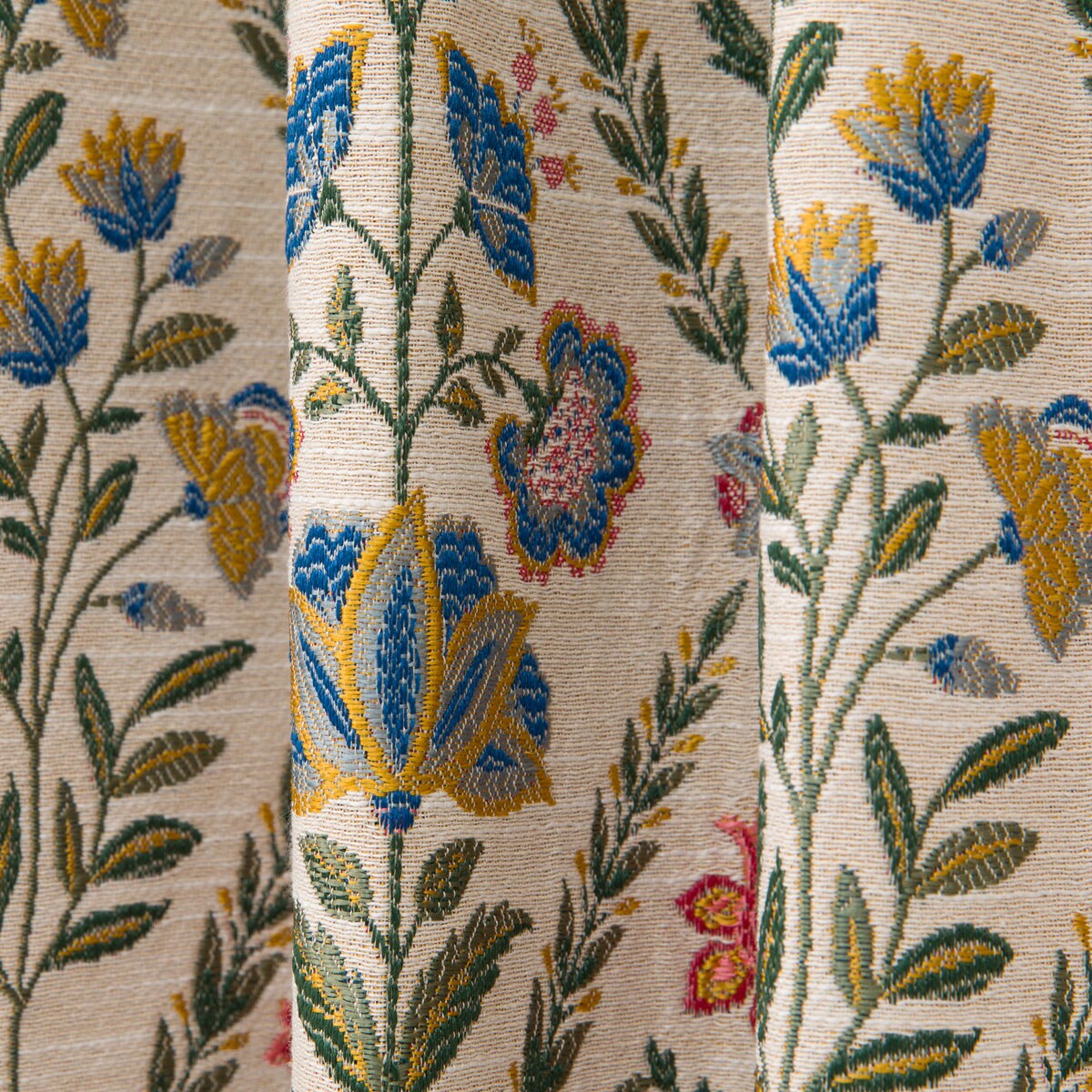 お好みサイズカーテン PK129 グリーン(幅-100/丈90-170cm) | ニトリ