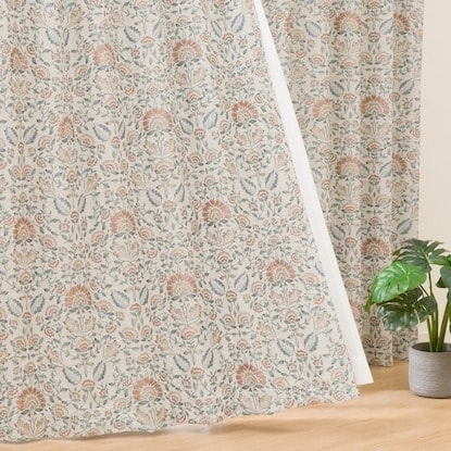 (1枚入り)裏地付き遮光1級・遮熱ジャカードカーテン(PK091 100X200X1) 1枚目画像