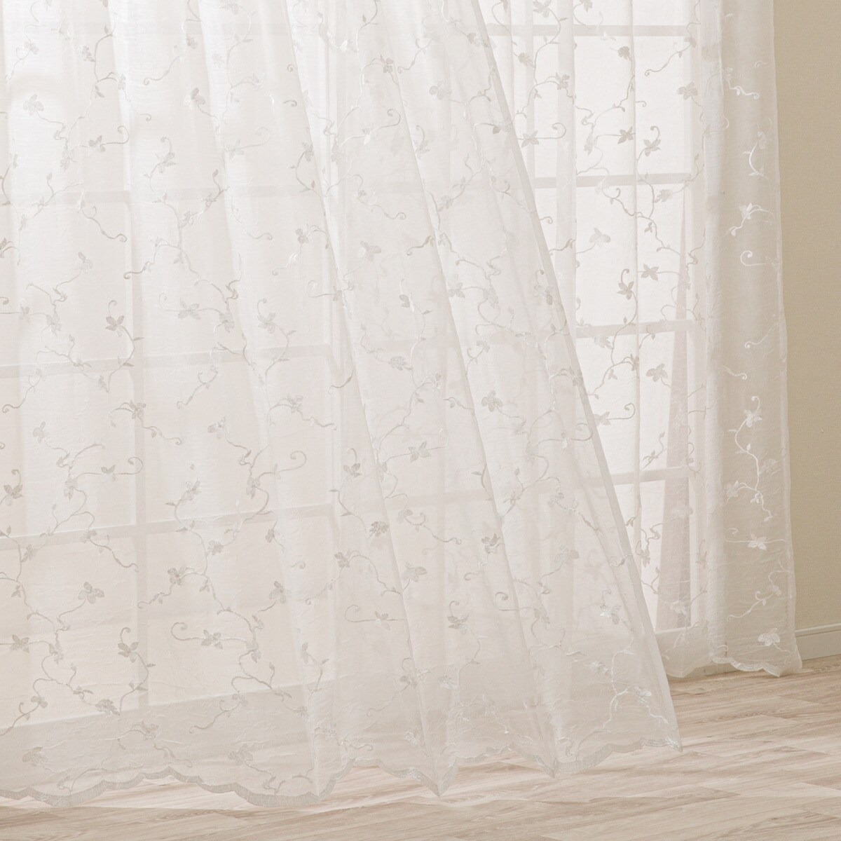 1枚入り)レースカーテン RL138(100X198X1) | ニトリネット【公式