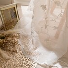 UVカット・繋ぎ目なしレースカーテン RL138(100X133X2) 3枚目画像