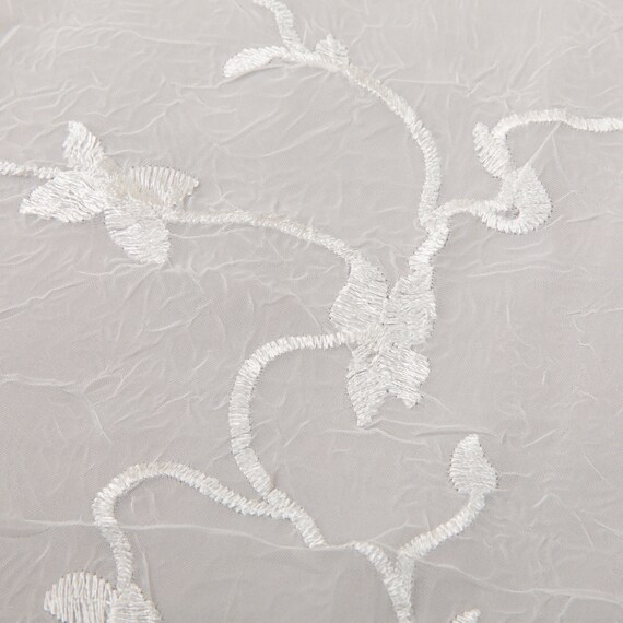 UVカット・繋ぎ目なしレースカーテン RL138(100X133X2) 4枚目画像