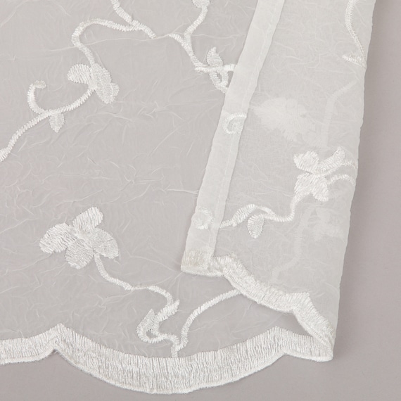 UVカット・繋ぎ目なしレースカーテン RL138(100X133X2) 7枚目画像