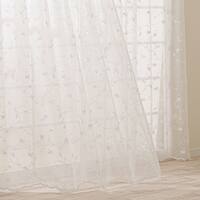 お好みサイズレースカーテン RL138 ホワイト(幅-100/丈90-170cm)