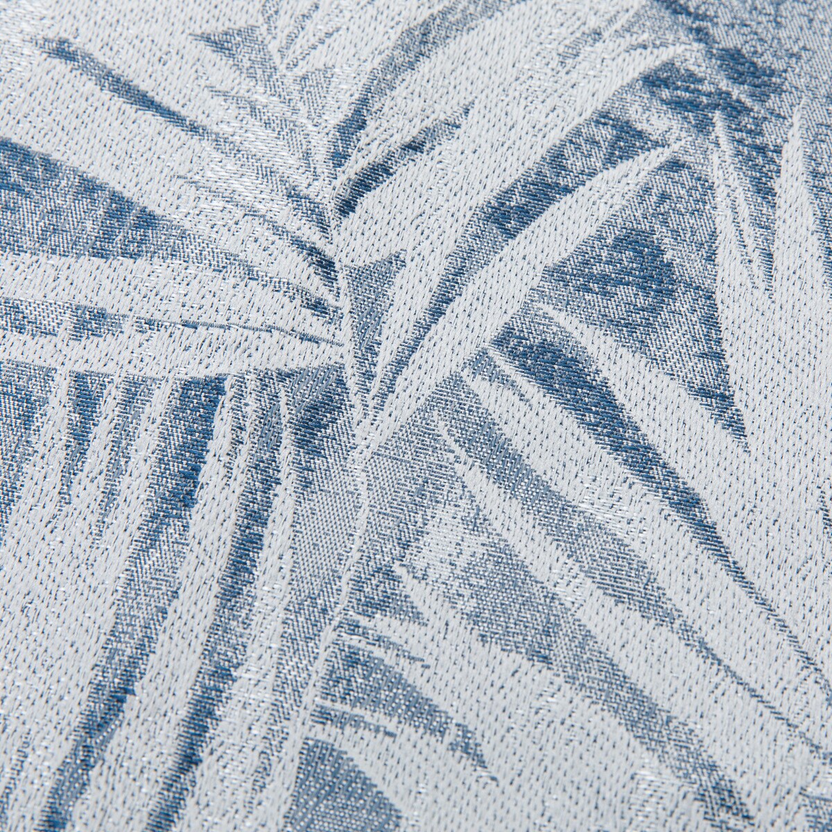 オーダーカーテン ODRK007 ブルー 2倍ヒダ(幅40-100/丈40-140cm