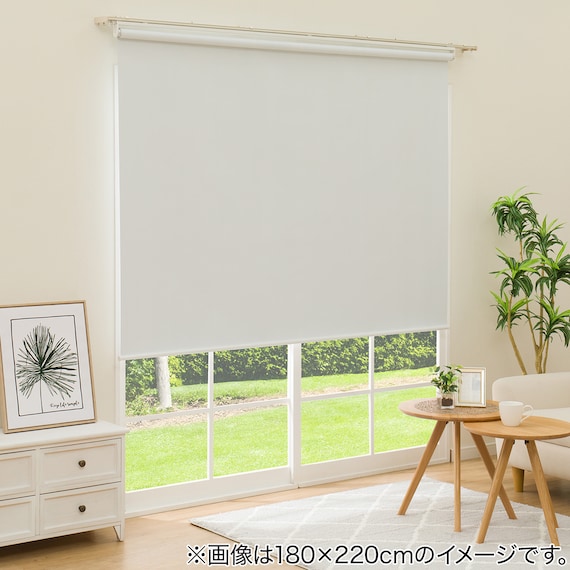 電動遮光ロールスクリーン リモコン式(SPR130X220) 1枚目画像