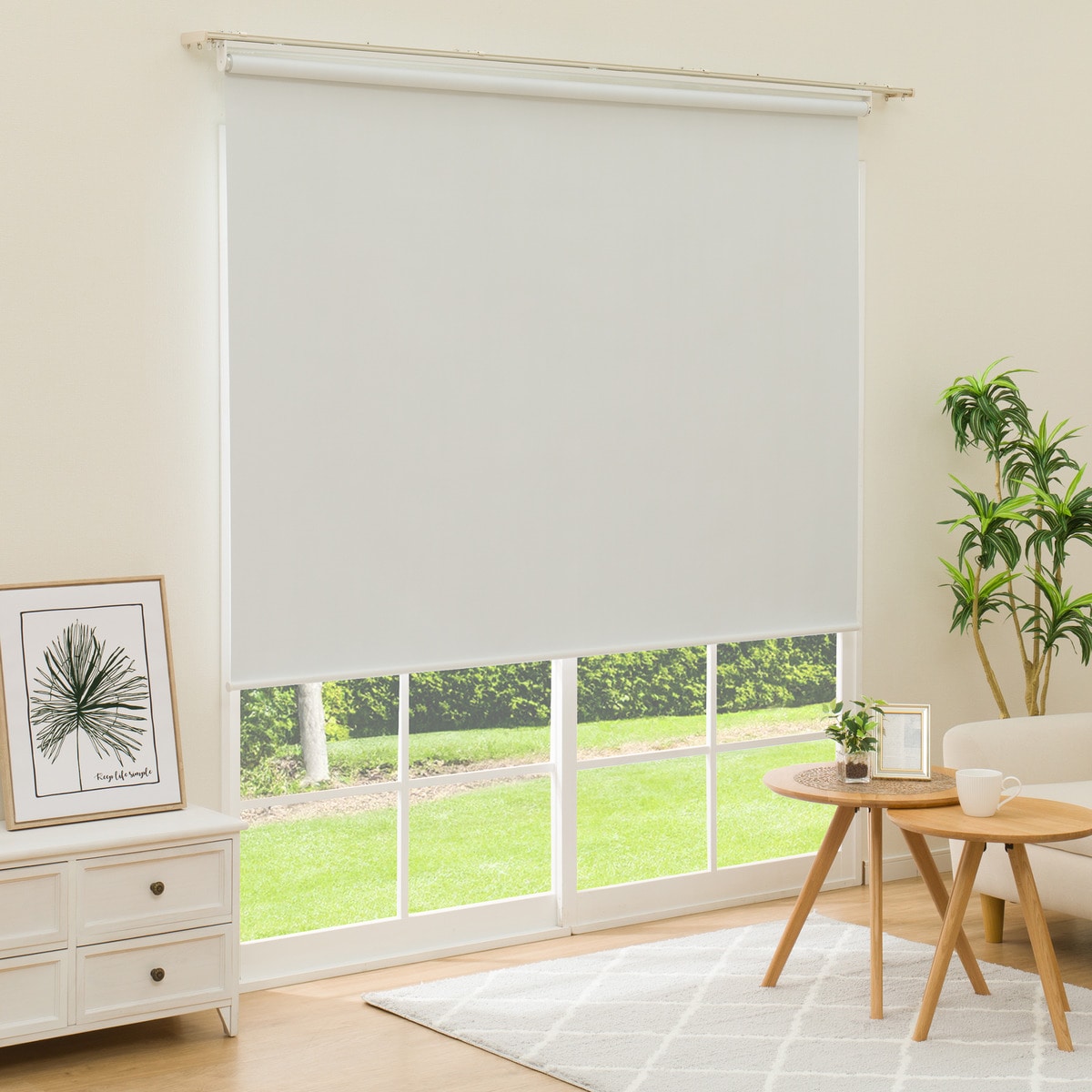 ニトリ 調光ロールカーテン 180×220 ニトリ 調光ロールスクリーン(コンビ3WH180X220) 幅180×丈220cm