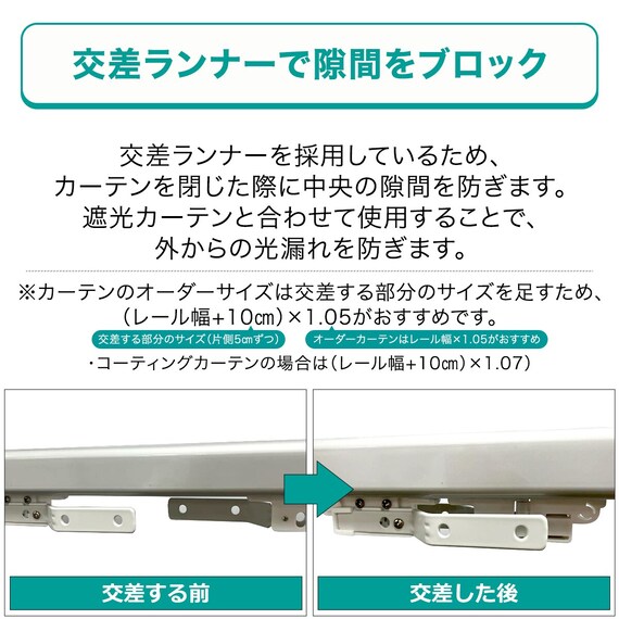 【2点セット】電動カーテンレール リモコン式 シングル(SPR 3.0M/S)+ソーラーパネル充電器(NB01) 7枚目画像
