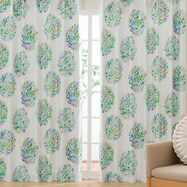 お好みサイズカーテン リーフGR DH164 グリーン