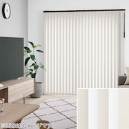 NTバーチカルブラインド100ツイン ピオネ 天井付け【部品色 黒】