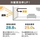 遮光3級･遮熱カーテン&遮熱･遮像レース4枚セット(100X200X4 ベージュ DH153) 7枚目画像