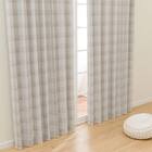 遮光3級･遮熱カーテン&遮熱･遮像レース4枚セット(100X200X4 ベージュ DH153) 8枚目画像