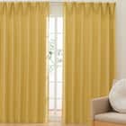 遮光2級・遮熱ドレープカーテン(100X110X2 イエロー DH147) 1枚目画像