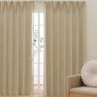 遮光2級・遮熱ドレープカーテン(100X110X2 ベージュ DH147) 1枚目画像