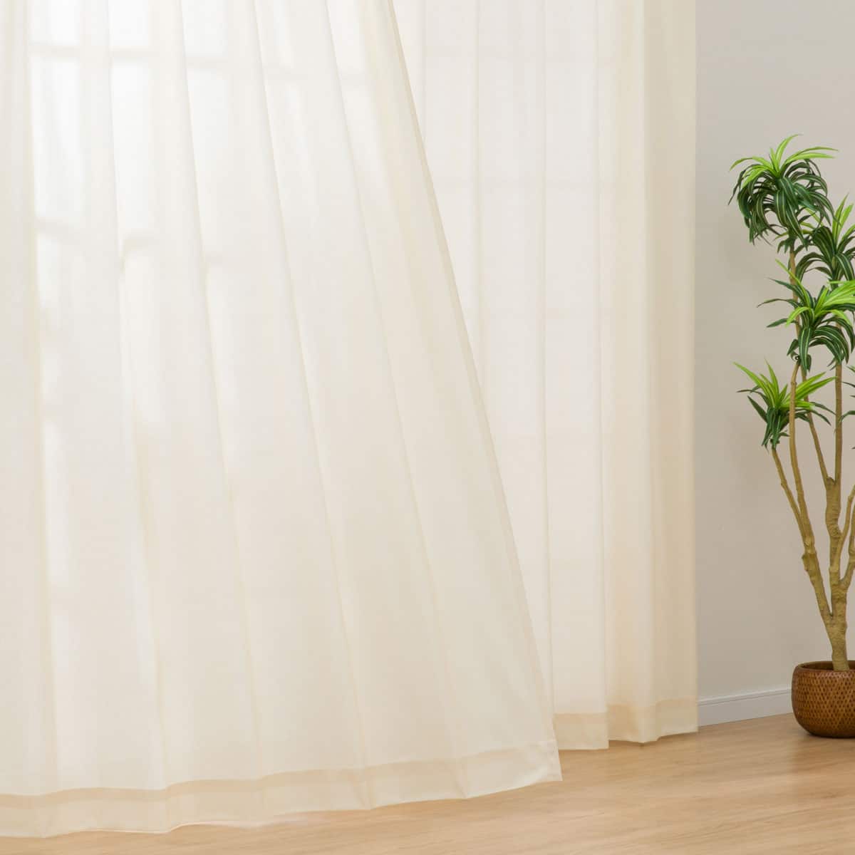 UVカット・保温・遮熱・156サイズレースカーテン (プリントカラー