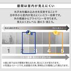 UVカット・保温・遮熱・156サイズレースカーテン (プリントカラー ピンクレッド 100X103X2) 8枚目画像