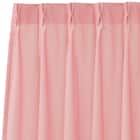 UVカット・保温・遮熱・156サイズレースカーテン (プリントカラー ピンクレッド 100X103X2) 13枚目画像