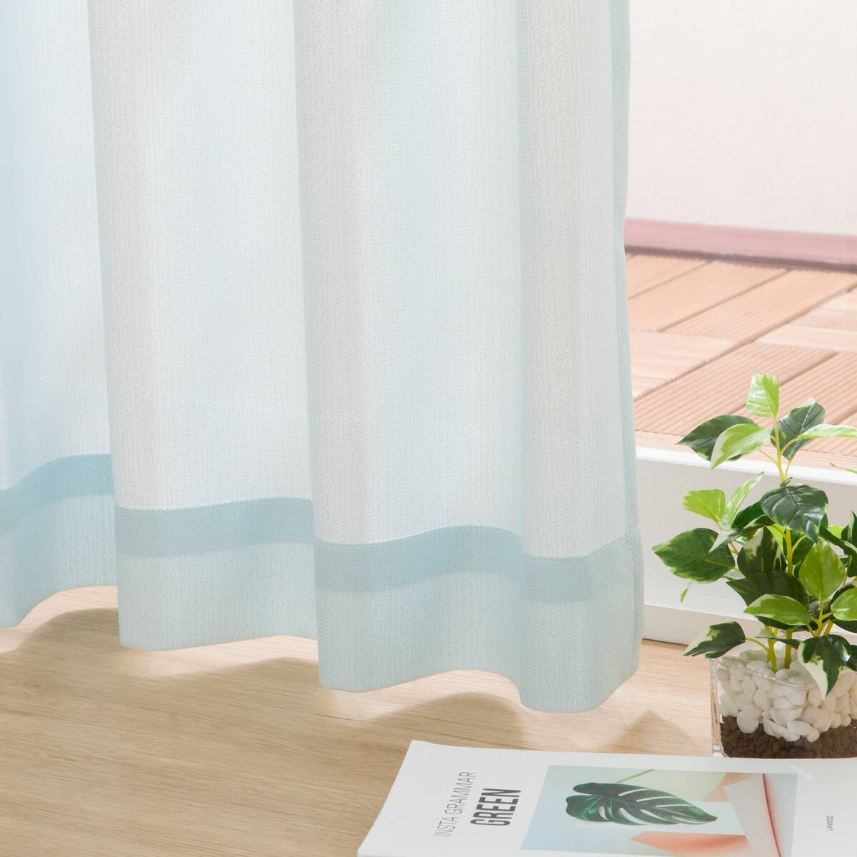 1枚入り）UVカット・保温・遮熱・156サイズレースカーテン (プリント