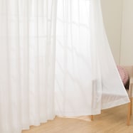 お好みサイズレースカーテン DH150 ホワイト
