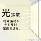UV99%カット 遮熱・遮像レースカーテン(100X188X2 DH123) 3枚目画像