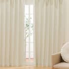 遮光1級・防汚・遮熱・遮音ドレープカーテン(100X200X2ベージュ DH148) 1枚目画像