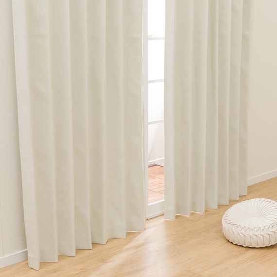 遮光1級・防汚・遮熱・遮音ドレープカーテン(100X200X2ベージュ DH148) 5枚目画像