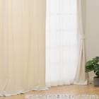 保温・遮熱ベロア調カーテン(MJ11 100x70x2 IV56) 2枚目画像