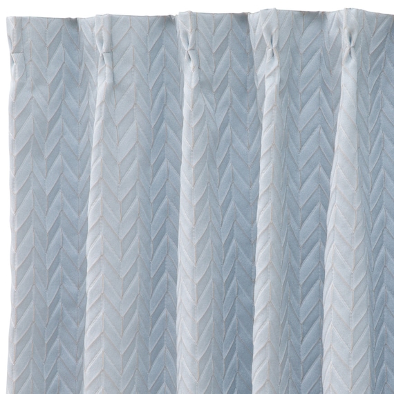 裏地付き遮光2級・遮熱ジャカードカーテン(PK186 100X110X2) 4枚目画像