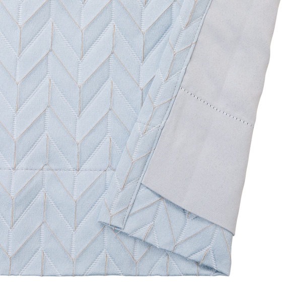 裏地付き遮光2級・遮熱ジャカードカーテン(PK186 100X110X2) 5枚目画像