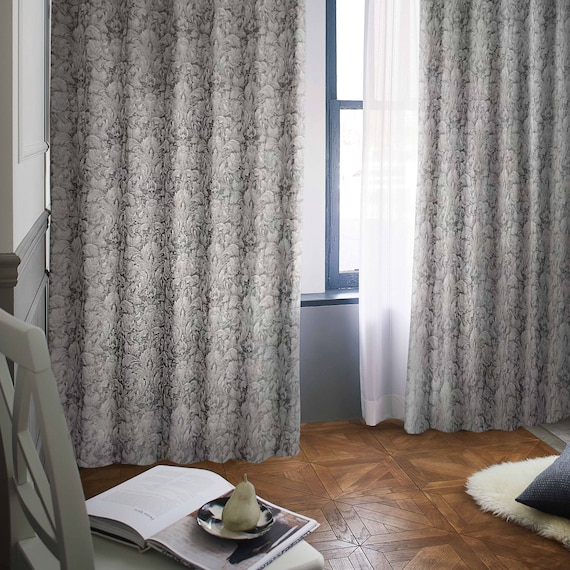 裏地付き遮光2級・遮熱ジャカードカーテン(PK211 100X110X2) 2枚目画像