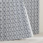 裏地付き遮光2級・遮熱ジャカードカーテン ブルー(PK212 100X110X2) 1枚目画像