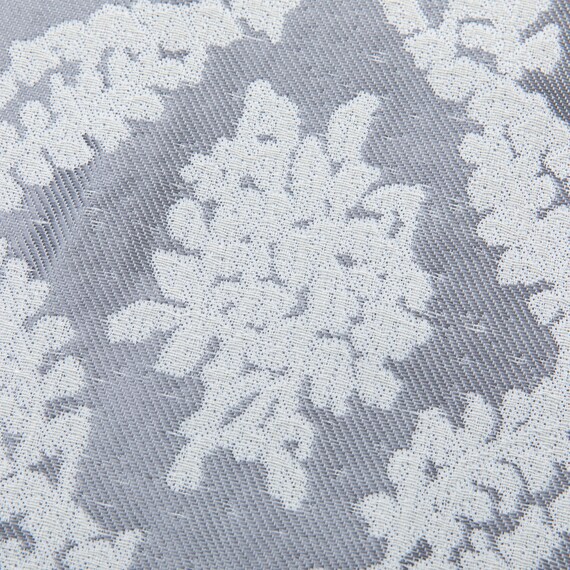 裏地付き遮光2級・遮熱ジャカードカーテン ブルー(PK212 100X110X2) 4枚目画像