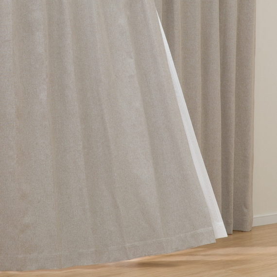 (1枚入り)遮光1級・遮熱・遮音カーテン RD113 BE(100X200X1) 1枚目画像