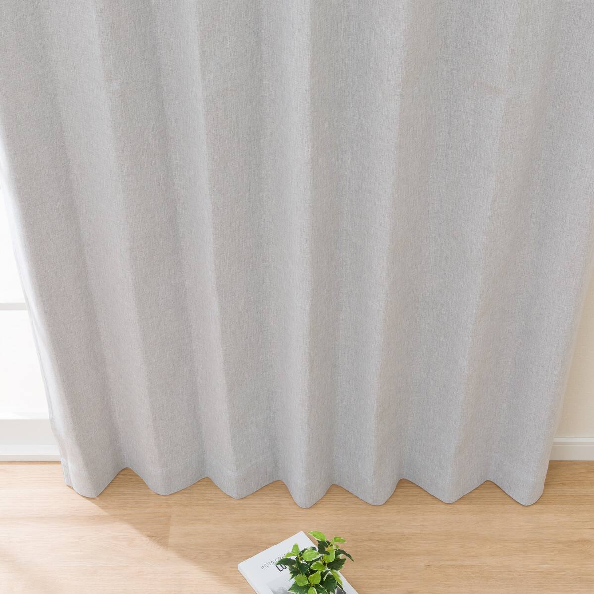 1枚入り）遮光1級・遮熱・遮音カーテン RD113 GY(100X110X1) | ニトリ