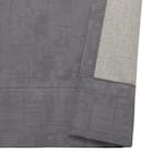 遮光1級・遮熱・遮音カーテン(RD114 GY 100X110X2) 5枚目画像